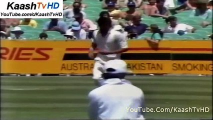 Wasim Akram on a Hat-Trick vs Australia