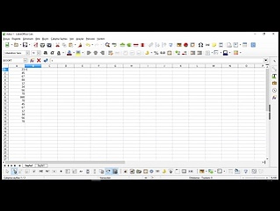 77 Ders - LibreOffice Geoort fonksiyonu