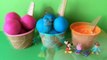 Play-Doh Helado de Huevos Sorpresa de Juguetes de Mickey Mouse Thomas el Tanque de Peppa Pig Congelado Cars 2