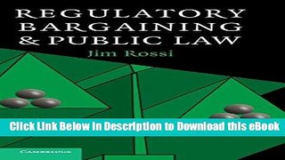 [Read Book] Regulatory Bargaining and Public Law Mobi
