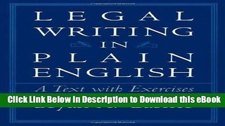 [Read Book] Legal Writing in Plain English: A Text With Exercises Kindle