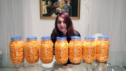 WORLDS LARGEST 10,000 CHEETOS BALL !!!