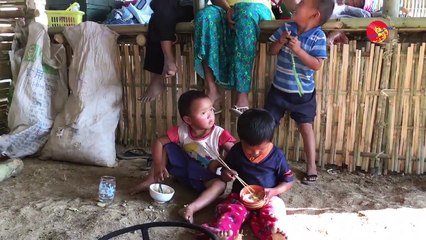 ေသေဘးေရွာင္ကယ္ဆယ္ေရးစခန္းမွ ဒုကၡသည္မ်ား (ရုပ္/သံ)