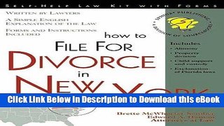 [Read Book] How to File for Divorce in New York: With Forms Kindle