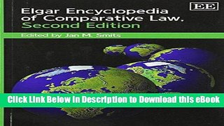 [Read Book] Elgar Encyclopedia of Comparative Law, Second Edition (Elgar Original Reference) Kindle