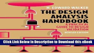 [Read Book] The Design Analysis Handbook: A Practical Guide to Design Validation Kindle