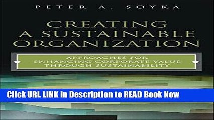 下载视频: [Popular Books] Creating a Sustainable Organization: Approaches for Enhancing Corporate Value