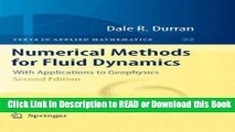 Read Book Numerical Methods for Fluid Dynamics: With Applications to Geophysics (Texts in Applied