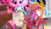 TROLLS MOVIE Makeover Cute Baby Poppy Babysitting  Branch & Poppy Toys Diaper & Toilet Training