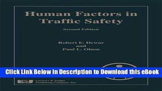 [Read Book] Human Factors in Traffic Safety, Second Edition Kindle