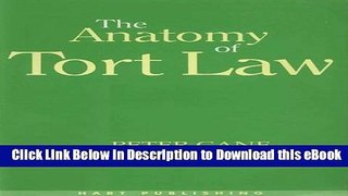 [Read Book] The Anatomy of Tort Law Kindle