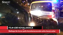Maltepe'de nefes kesen hırsız-polis kovalamacası