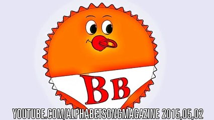 Alphabet Song with Big and Small Letter B to learn ABCs