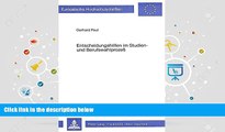 Download [PDF]  Entscheidungshilfen im Studien- und Berufswahlprozess: Zur Sozialpsychologie des