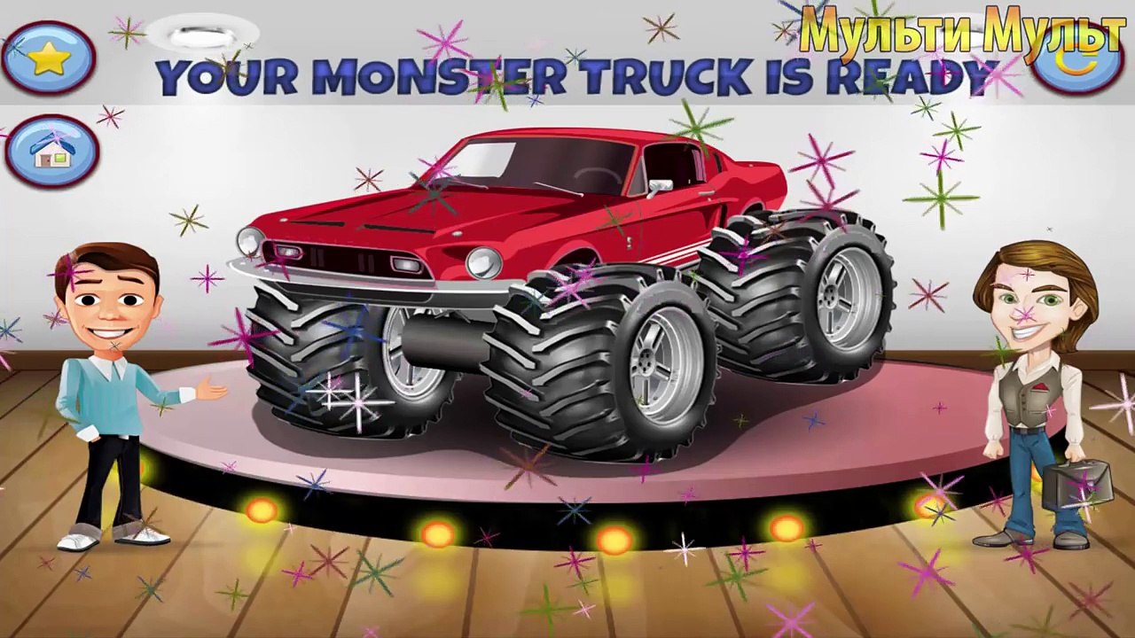 Monster Truck Factory - Car Service for Kids | Dream Cars & Truck Factory Repair Shop for