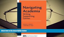 PDF [DOWNLOAD] Navigating Academia: Writing Supporting Genres (Michigan Series in English for