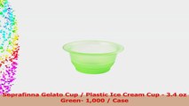 Soprafinna Gelato Cup  Plastic Ice Cream Cup  34 oz Green 1000  Case f4a91b57