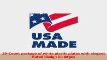 WNA 20 Count Opulence Fluted Plate 75 White a93f0ff6