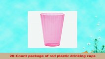 WNA 20 Count Tall Fluted Brite Colored Tumbler 16 oz Red b5b97bab