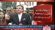 I am inviting Imran Khan and Jahangir Tareen to debate over PanamaLeaks case in talk show today:--Daniyal Aziz outside S