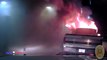 Pousser une voiture en feu pour sauver un restaurant : héro du jour