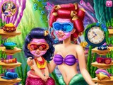 DISNEY PRINCESS - THE LITTLE MERMAID - ARIEL MOMMY REAL MAKEOVER GAME FOR GIRLS