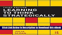 EPUB Download Learning to Think Strategically Mobi