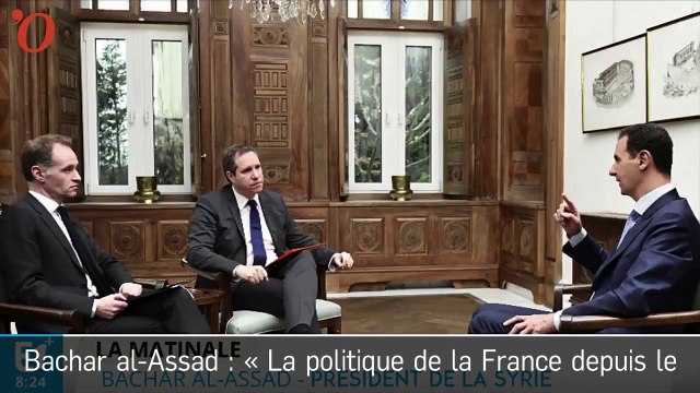 Syrie : les accusations de Bachar al-Assad contre Hollande et la France
