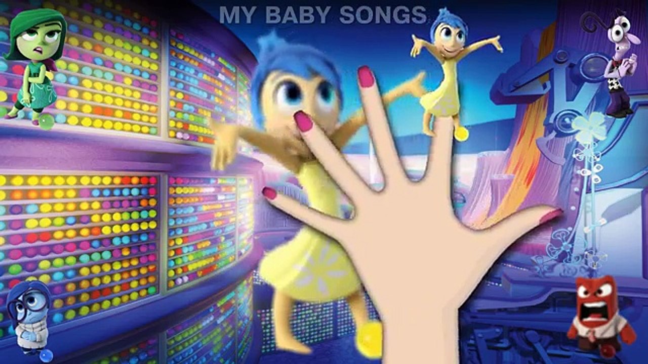 Inside Out Figures from Disney Infinity Finger Family Nursery Rhymes