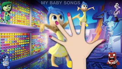 Inside Out Figures from Disney Infinity Finger Family Nursery Rhymes