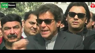 Imran Khan addresses media after Panamagate case hearing