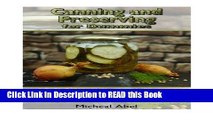 PDF Online Canning and Preserving for Dummies: Over 30 Small-Batch Recipes for All Seasons: (Home