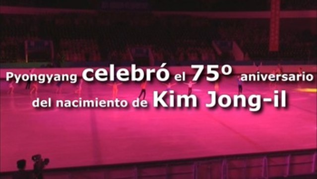 Arranca Festival de Patinaje Artístico de Pyongyang en honor de Kim Jong-il