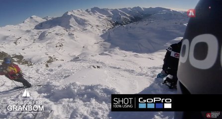 GoPro winning run Christoffer Granbom - Chamonix-Mont-Blanc staged in Vallnord-Arcalís FWT17