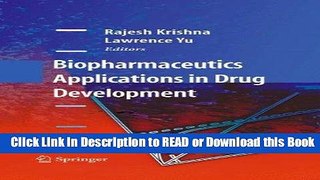 [Download] Biopharmaceutics Applications in Drug Development Download Online