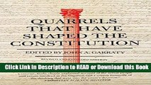 BEST PDF Quarrels That Have Shaped the Constitution Book Online