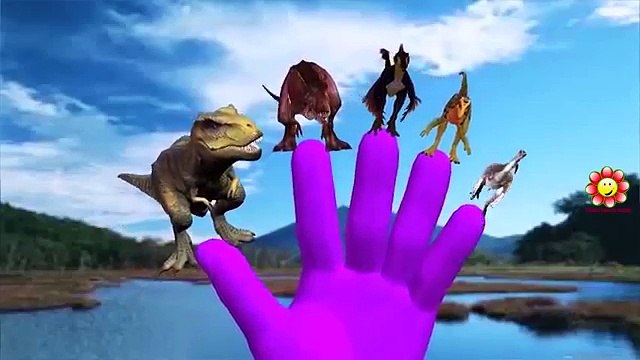 Dinosaurs Cartoons for Children Finger Family Rhymes | Dinosaurs Finger Family Nursery Rhymes