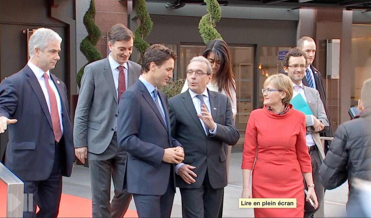 Justin Trudeau à Strasbourg