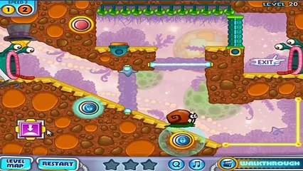 Snail Bob 4 Space Walkthrough Level 20 - 3 Stars