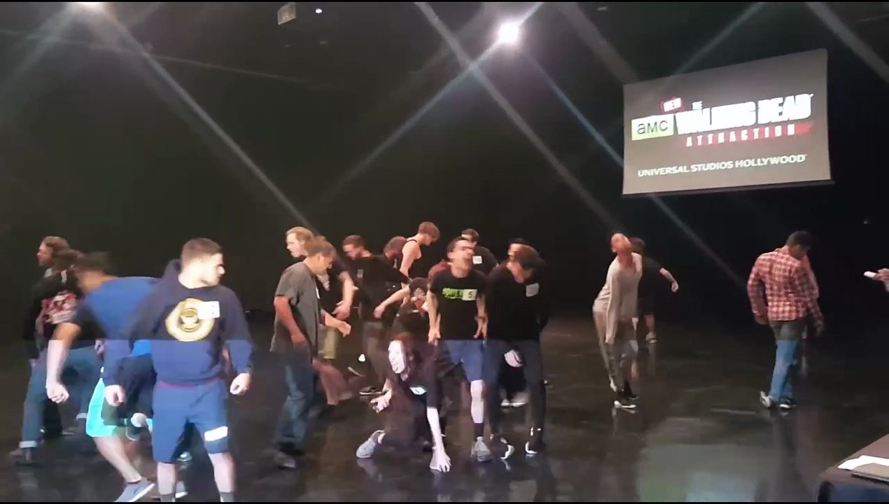 Zombie Audition for walking dead