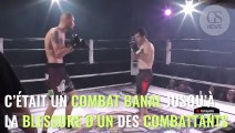 Le boxeur lui soigne son épaule démise en plein combat, et  lui infligé un cinglant Ko.