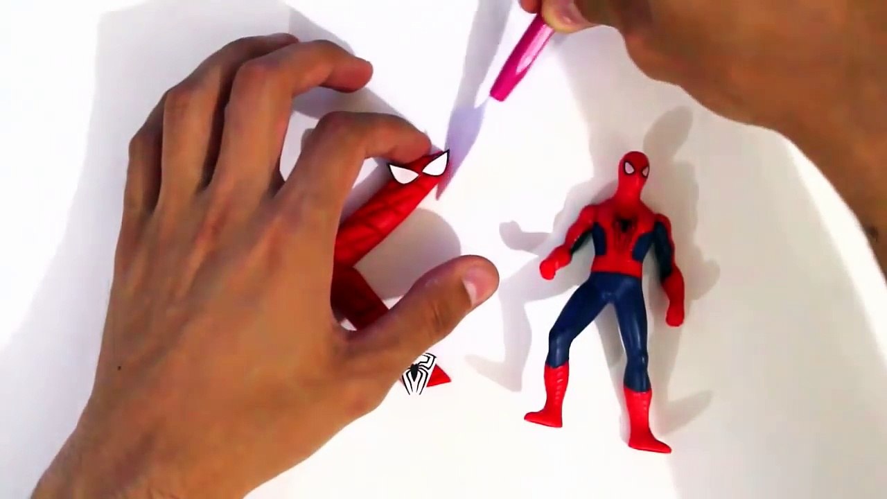 Spiderman ABC make it with Play Doh and Alphabet Song Learn, Laugh and Play with Kids Play