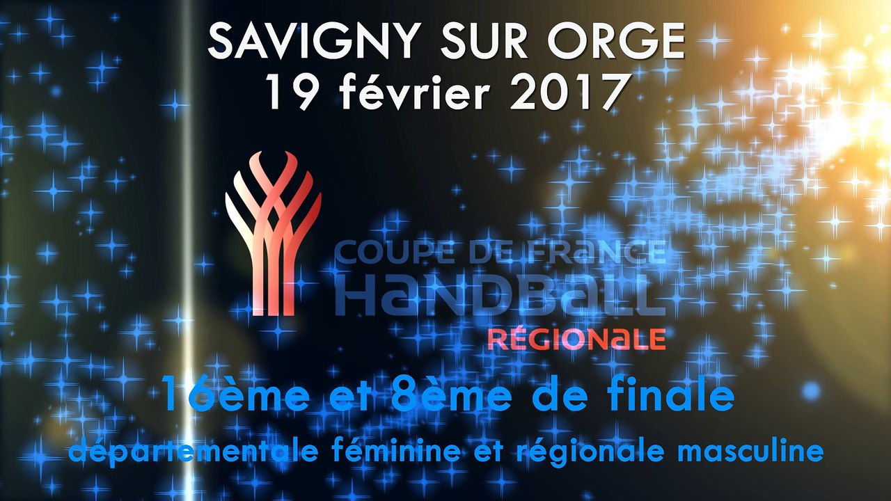 Coupe de France 2017 ce samedi du côté de Savig...