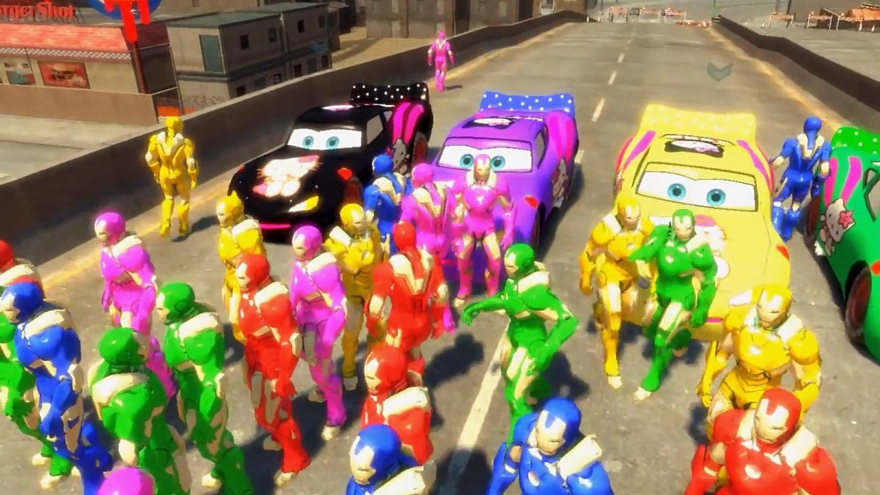 Azul #Ironman #Colores Azul y McQueen Mi Pequeño #Pony canciones infantiles Niños #Canciones con Un