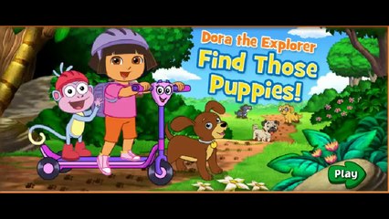 Dora The Explorer : Find Those Puppies Full episodes Games for kids English