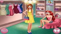 Mermaid Ariel and Princess Anna Dressing Room - Cartoon Game for Kids - Disney Princesses