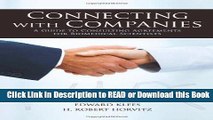 Read Book Connecting With Companies: A Guide to Consulting Agreements for Biomedical Scientists