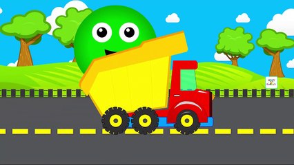 Colors Learning Kids Videos With Funny Cartoon Pacman, Basketball, Monster Truck Balls Col