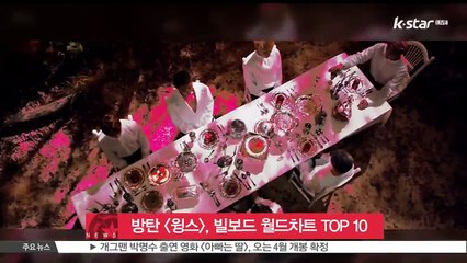 방탄소년단 [윙스], 미 빌보드 월드앨범 차트 18주 연속 'TOP 10'