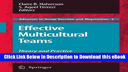 [Get] Effective Multicultural Teams: Theory and Practice (Advances in Group Decision and